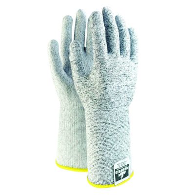 Memphis Diamond Tech Cut 5 Glove 12 cm Sleeve Yellow คู่ A01